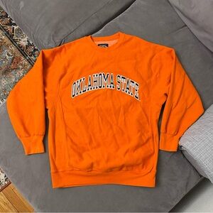 Vintage Oklahoma State Cowboys Steve & Barrys Orange Sweatshirt Pullover Large